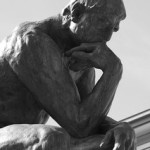le penseur de Rodin - un esprit sain